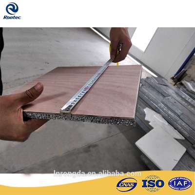 Aluminum foam sandwich panel wood composite sound absorption board