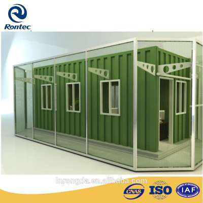 Aluminum foam panels protective bulletproof container house with ISO